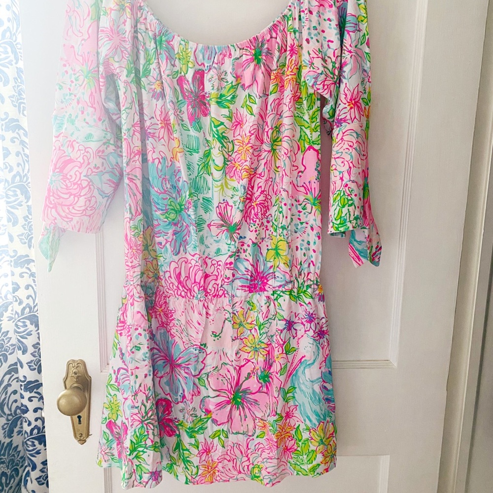 Lilly Pulitzer Lana Skort Romper in Paradise Found